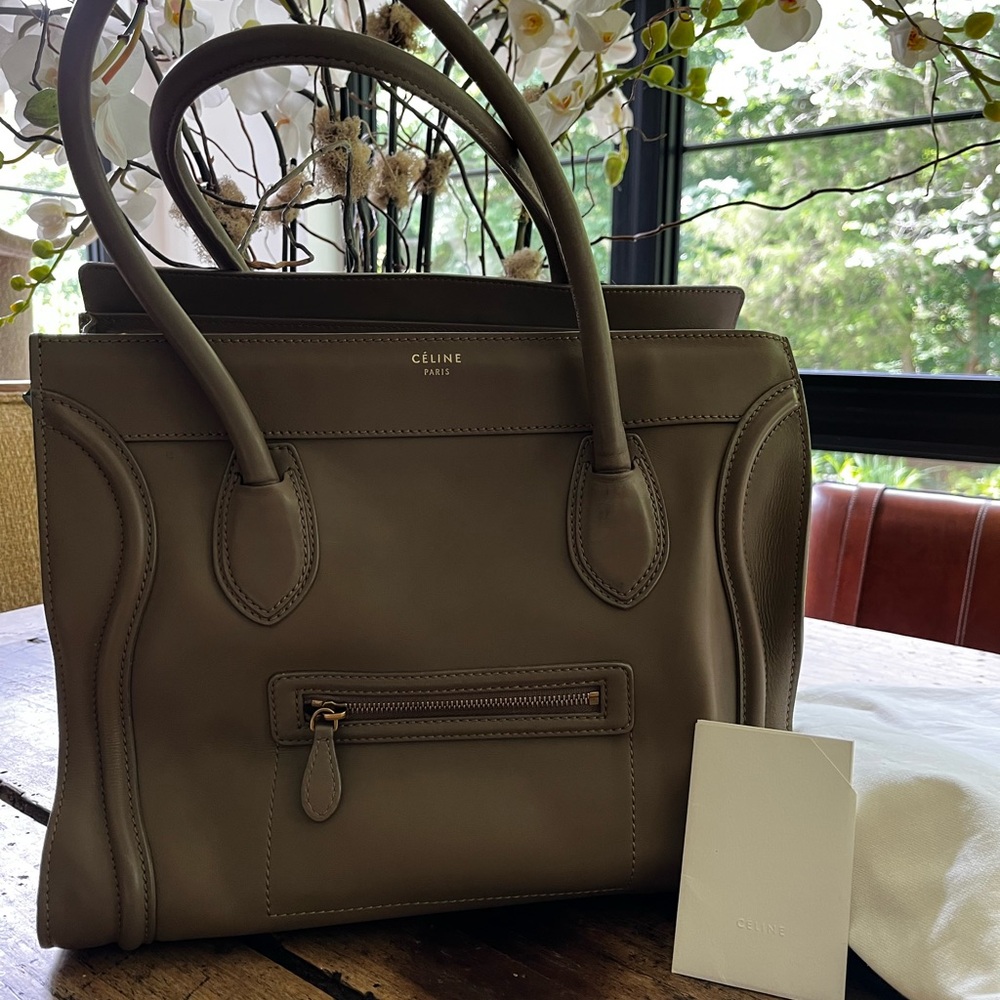 Celine Large Shoulder Luggage Tote